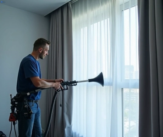 Professional drapes cleaning process tools Matty Curtain Cleaning monash-park-nsw