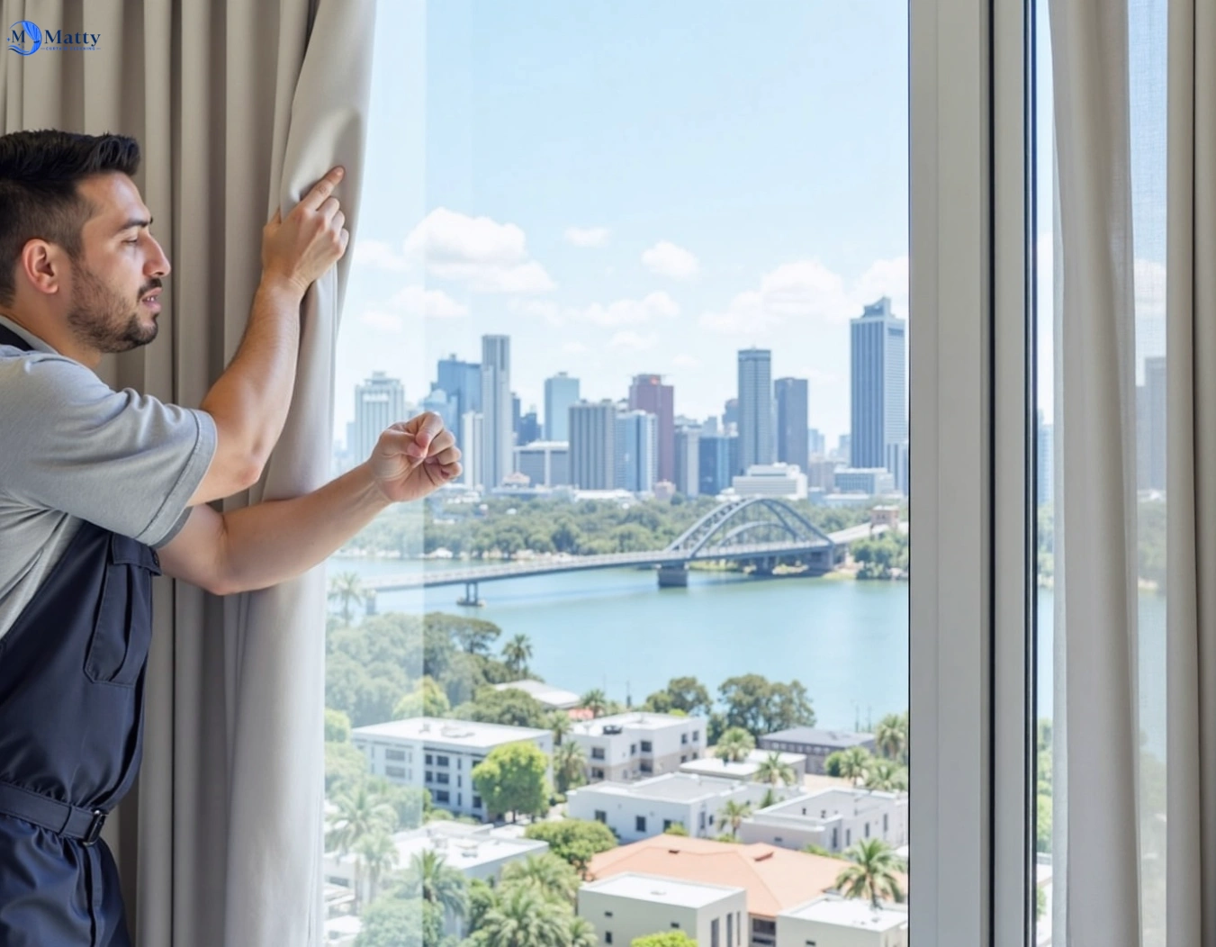 Professional curtain steam cleaning service monash-park-nsw QLD by Matty Curtain Cleaning